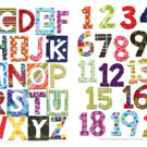 Patchwork Alphabet and Numbers