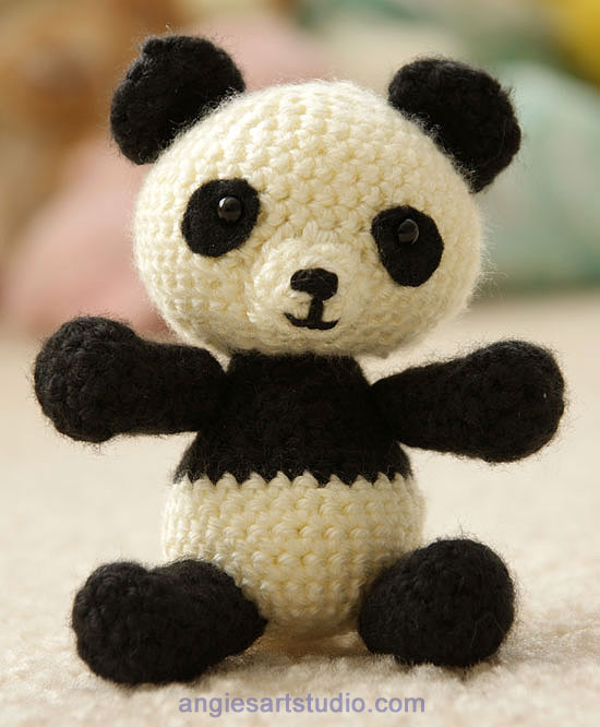 Panda Bear Amigurumi Crochet Pattern Free! — Angie's Art Studio