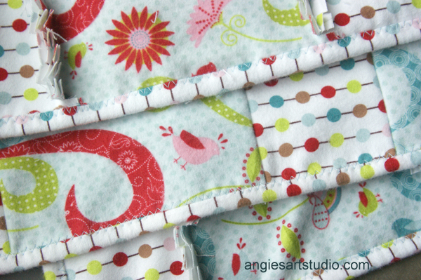 Lovebirds Rag Blanket