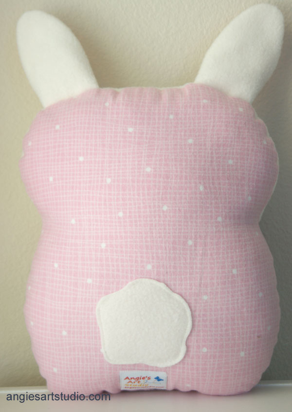 bunny plush pillow