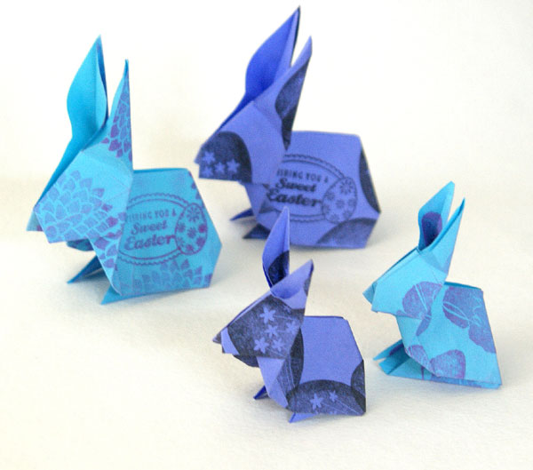 origami bunnies