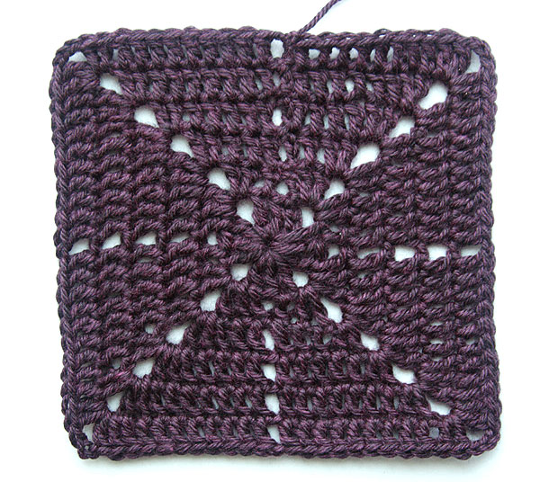 Crocheted Sunburst Granny Square Pattern - creative jewish mom