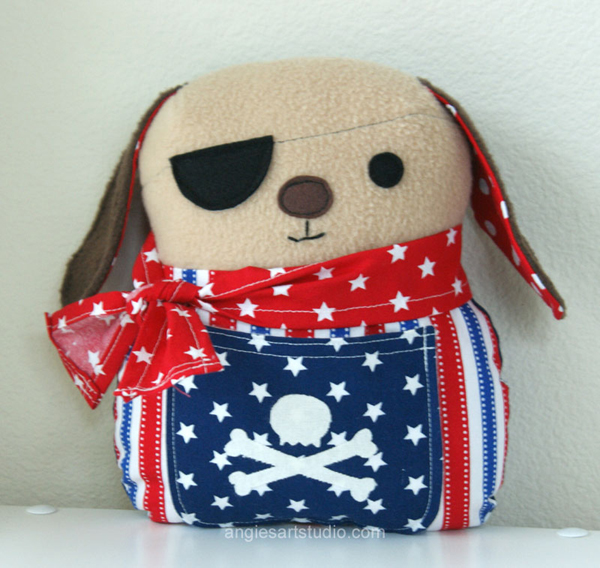 pirate dog plushie