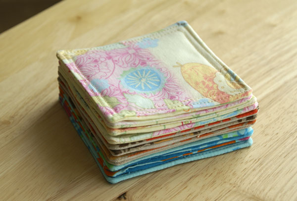 Fabric Coasters A Quick and Easy Sewing Project Angie s Art Studio