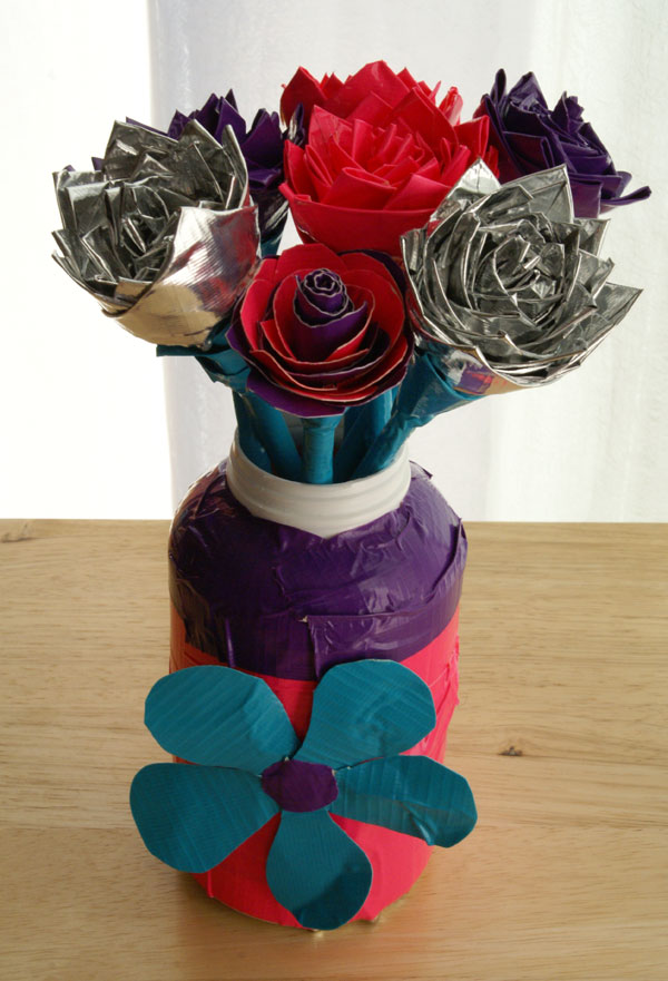 duck tape flowers