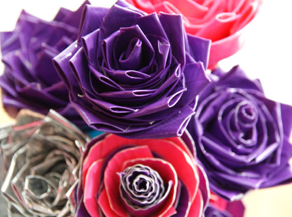 duck tape flowers