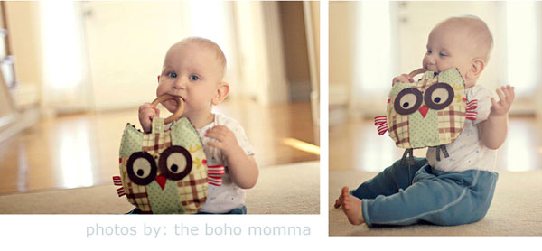 Baby Wood teething ring