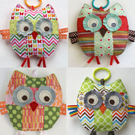 My Growing Family of Patchwork Owls