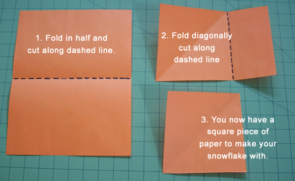 How to make paper snowflakes