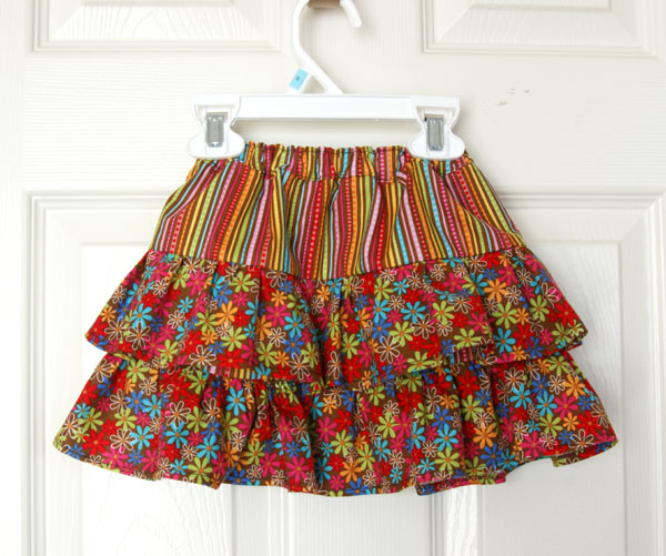 2 shop tiered skirt