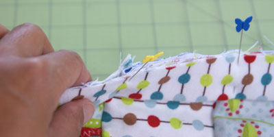 how to make a baby rag blanket