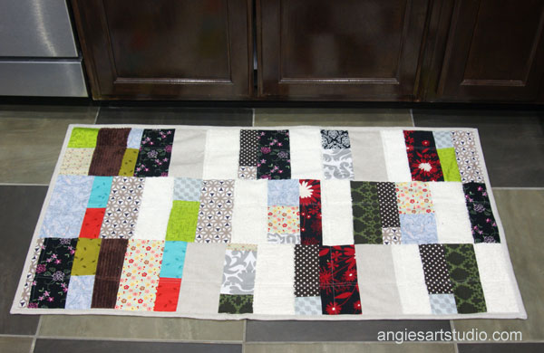 Patchwork rug for the kitchen
