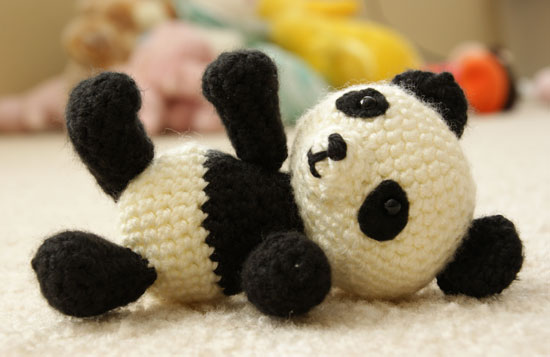 crochet panda